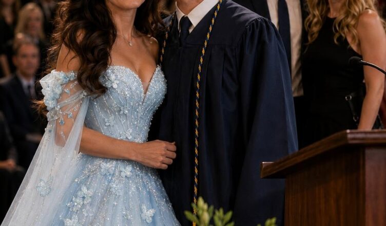 At the graduation ceremony, one single word brought the entire room to tears.