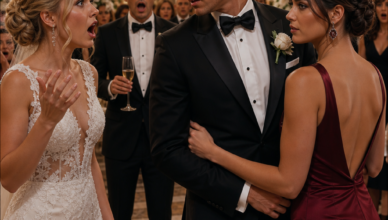 My ex-husband invited me to his wedding to see me alone, so I hired an actor as a date… but when the bride saw him with me, her face turned colorless.