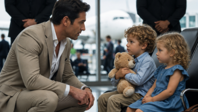 Full story: Two five-year-old twins were left on a bench at O’Hare without a kiss, without a goodbye, and without anyone turning back to see if they were crying.
