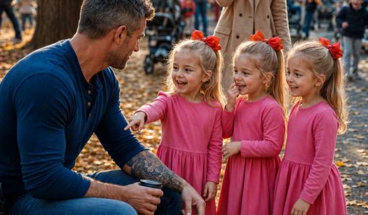 Part 2 : The Triplets Stopped in Front of a Stranger and Said, “Our Mom Has the Same Tattoo as You.” What Happened Next Changed Everything.