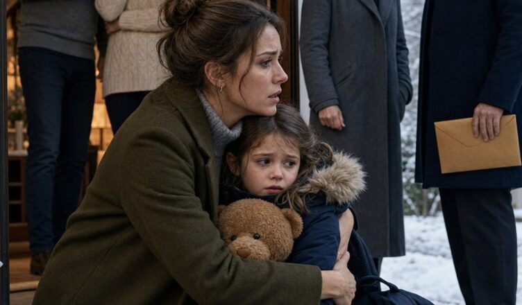 I Returned Early From My Military Mission to Surprise My Family for Christmas… But I Found My Little Daughter Sitting on the Frozen Front Step, Clutching Her Teddy Bear.
