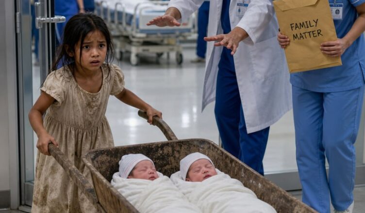 A Little Girl Walked Barefoot Into the Emergency Room Pushing Two Newborn Babies in a Small Cart and Whispered, “My Mommy Won’t Wake Up”… But the Envelope Found Beside Her Bed Had My Name on It.
