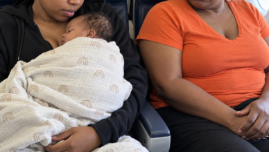 I Was Feeding My Baby on a Flight When Another Passenger Complained. Then My Eight-Year-Old Daughter Stepped In