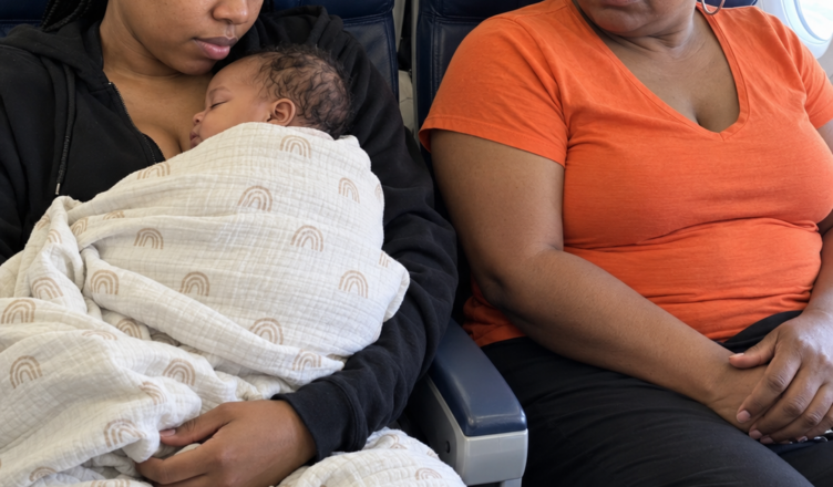 I Was Feeding My Baby on a Flight When Another Passenger Complained. Then My Eight-Year-Old Daughter Stepped In